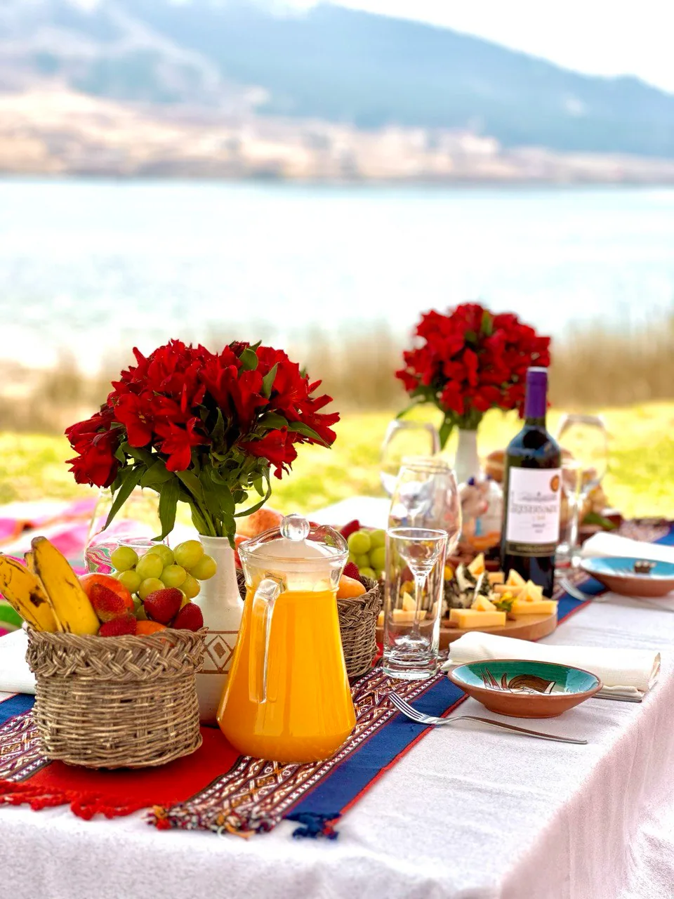 Picnic andino campestre con gastronomia de autor